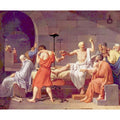Death of Socrates Painting by Jacques Louis David