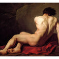 Male Nude Known As Patroclus Painting by Jacques Louis David.
