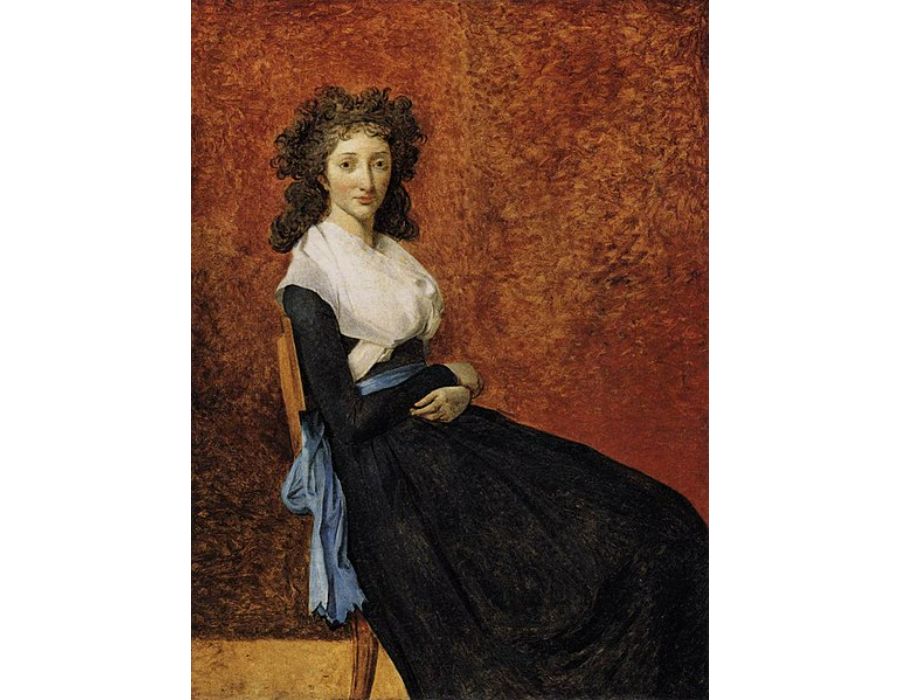 Portrait Of Louise Trudaine Painting by Jacques Louis David