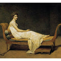 Madame Récamier 1800 Painting by Jacques Louis David.