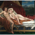 Cupid and Psyche 1817 Painting by Jacques Louis David.