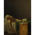 The Death of Marat 1793 Painting by Jacques Louis David.