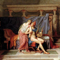 The Loves of Paris and Helen 1788 Painting by Jacques Louis David