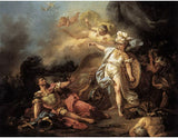 The Combat of Mars and Minerva 1771 Painting artwork preview