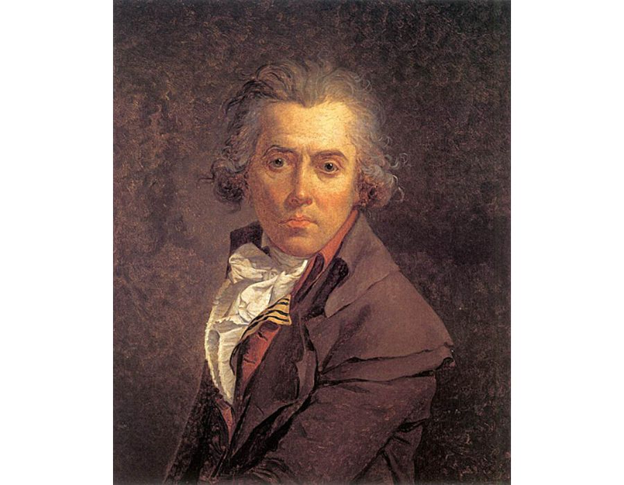 Self-Portrait 1791 Painting by Jacques Louis David