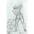 Study After Michelangelo 1790 Painting by Jacques Louis David
