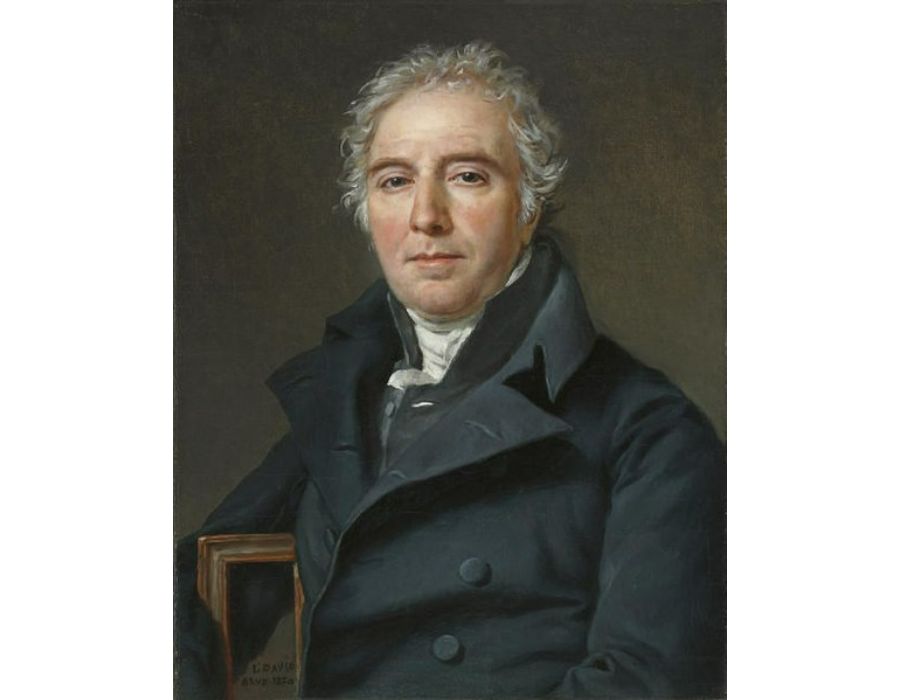 Portrait of Ramel de Nogaret Painting by Jacques Louis David