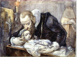 Jan Kochanowski over the dead body of his daughter Painting artwork preview