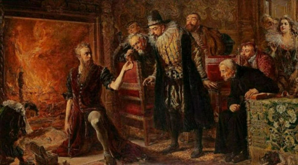 Alchemist Sedziwoj Painting by Jan Matejko
