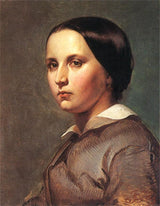 Portrait of sister Painting artwork preview