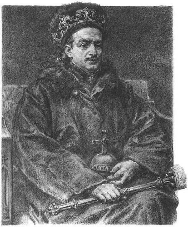 Kazimierz Jagiellonczyk Painting by Jan Matejko