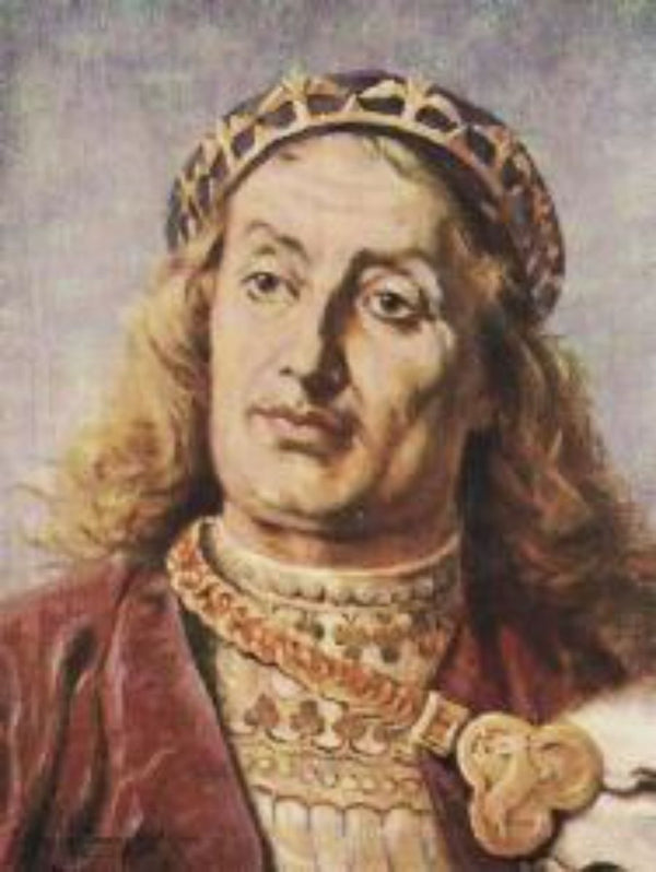 Wladyslaw Laskonogi Painting by Jan Matejko