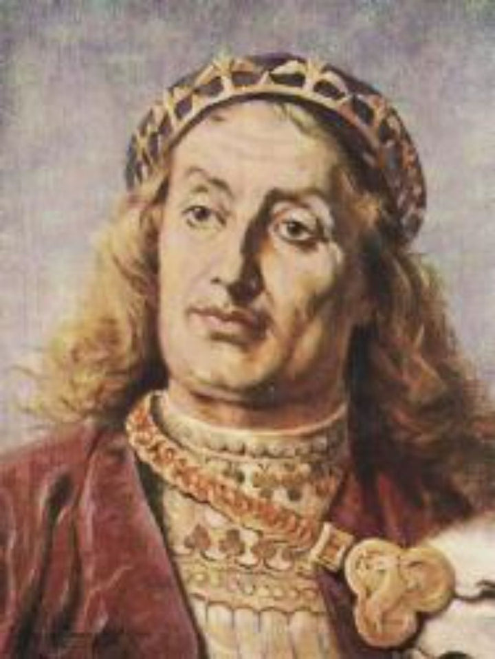 Wladyslaw Laskonogi Painting by Jan Matejko