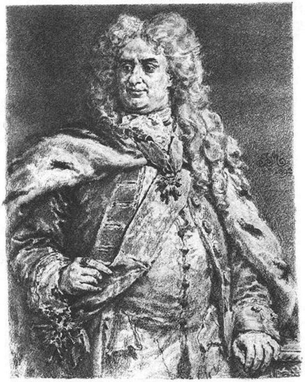 Augustus II the Strong 2 Painting by Jan Matejko