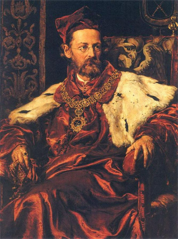 Jozef Szujski Painting by Jan Matejko