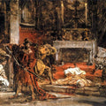 Murder of St. Stanislaus Painting by Jan Matejko