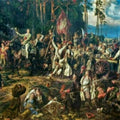 Kosciuszko at the Battle of Raclawice Painting by Jan Matejko
