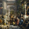 Immigration of the Jews Painting by Jan Matejko