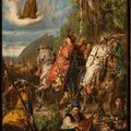 Bohdan Khmelnytsky with Tugai Bey near Lviv Painting by Jan Matejko