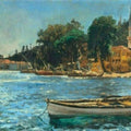 View of Bebek near Constantinople Painting by Jan Matejko