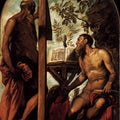 St Jerome and St Andrew c. 1552 