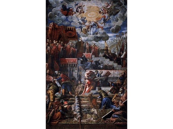 Doge Nicolo da Ponte Receiving a Laurel Crown from Venice 