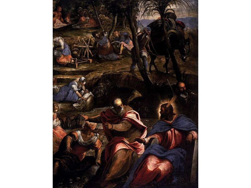 The Jews in the Desert (detail) 2 
