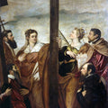 Sts Helen and Barbara Adoring the Cross 