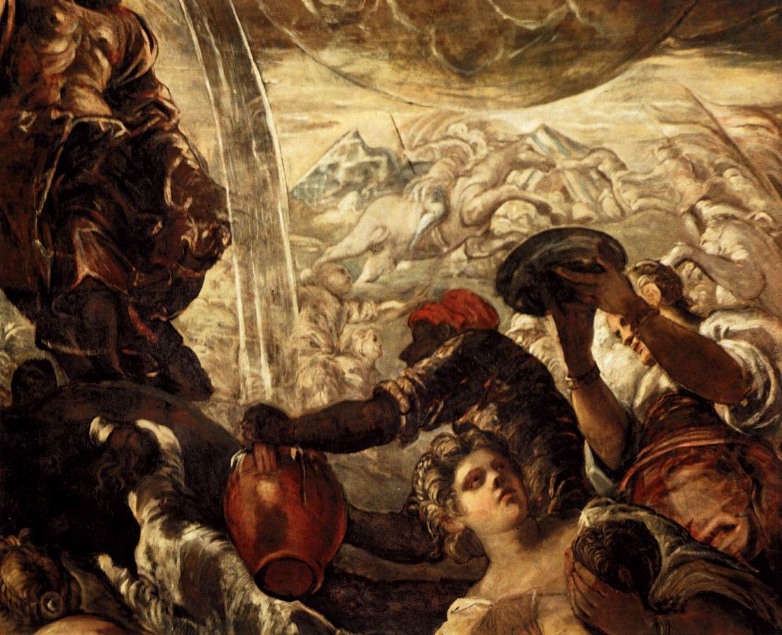 Moses Drawing Water from the Rock (detail 1) 