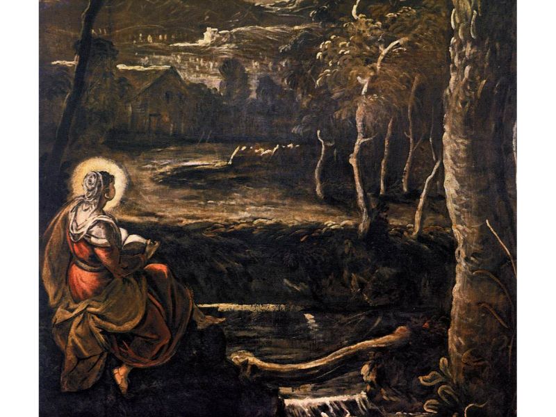 St Mary of Egypt (detail) 