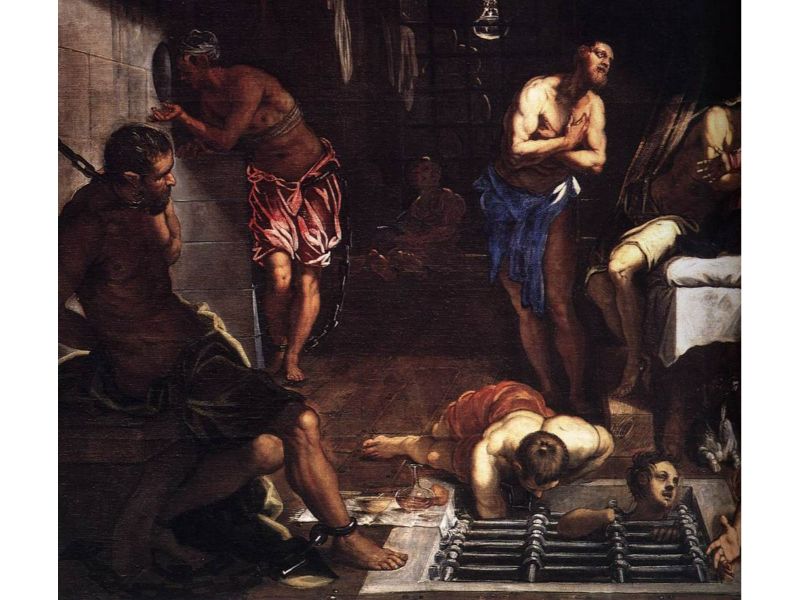 St Roch in Prison Visited by an Angel (detail 1) 