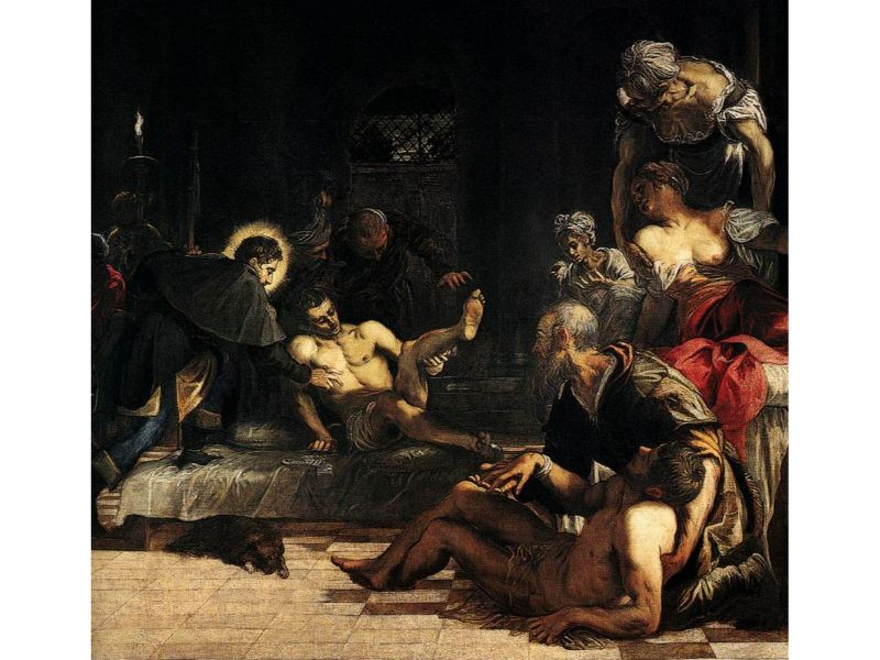 St Roch in the Hospital (detail 2) 
