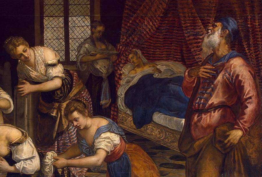 The Birth of John the Baptist (detail 1) 