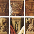 The Madonna with Canon van der Paele (details 1) 1436 
