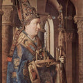 The Madonna with Canon van der Paele (detail 1) 1436 