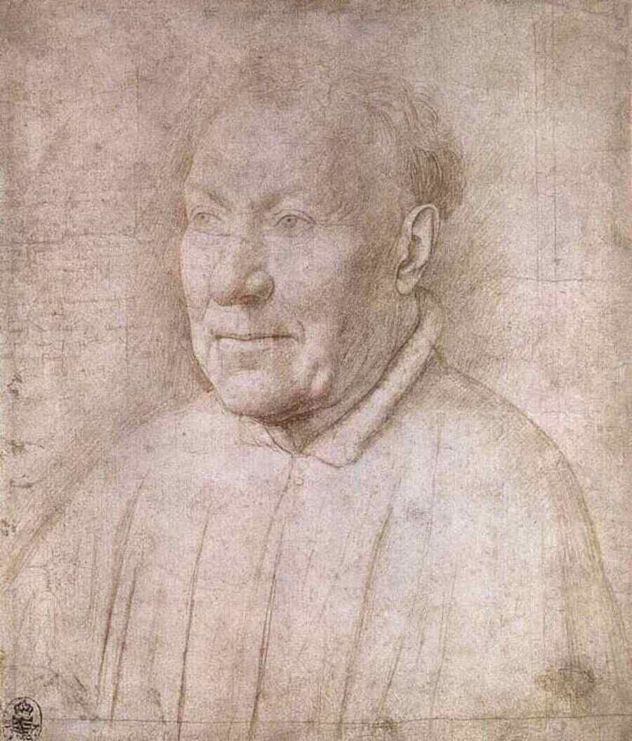 Portrait of Cardinal Albergati c. 1435 