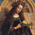 The Ghent Altarpiece- Virgin Mary (detail) 1426-29 