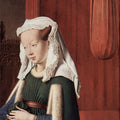 Portrait of Giovanni Arnolfini and his Wife (detail 2) 1434 