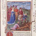 Belles Heures de Notre-Dame (Turin-Mailänder Gebetbuch), Szene, Crusifixion 
