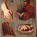 Studies for The Apotheosis of Homer 