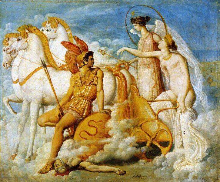Venus, Wounded by Diomedes, Returns to Olympus 2 