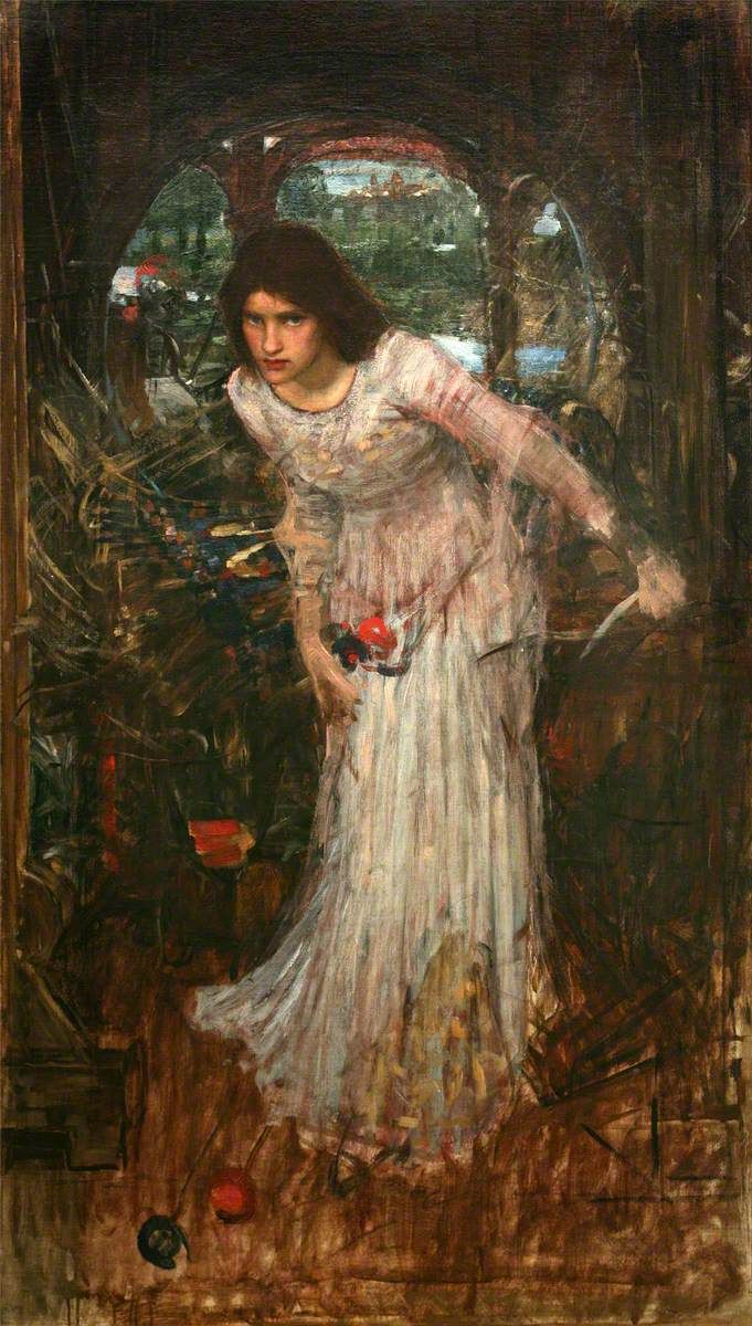 The Lady of Shalott study 1894 
