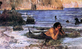 The Merman 1892 Painting artwork preview