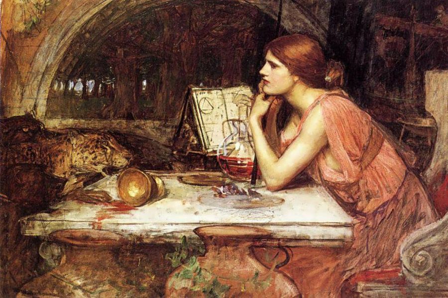 Circe (The Sorceress) 1911 Painting by John William Waterhouse