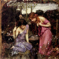 Nymphs finding the Head of Orpheus study 1900 