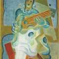 Pierrot Playing Guitar 