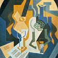 Still Life With Fruit Dish And Mandolin 