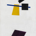 Suprematism Painter Like Realism Of A Football Player Color Masses Of The Fourth Dimension