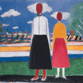 Two Figures in a Landscape