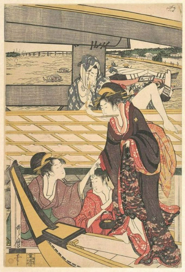 A scene on the bridge 